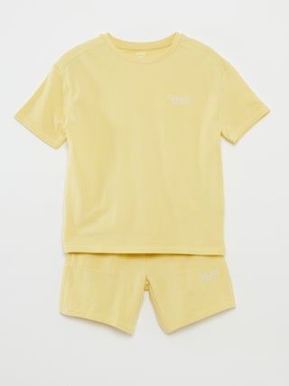 Completo t-shirt + shorts sportivi - 2 pezzi