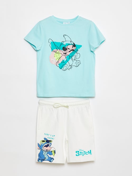 Completo t-shirt + shorts 'Stitch' 'Disney' - Kiabi