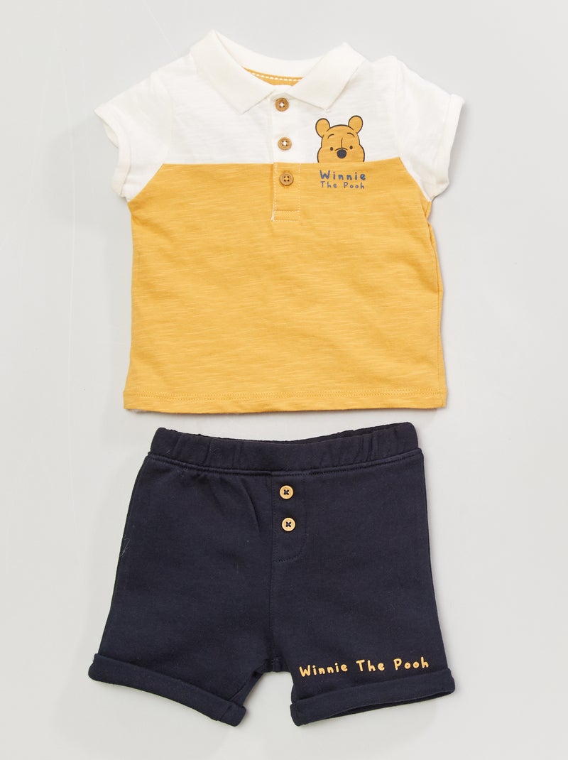 Completo t-shirt + shorts 'Winny The Pooh' BIANCO - Kiabi