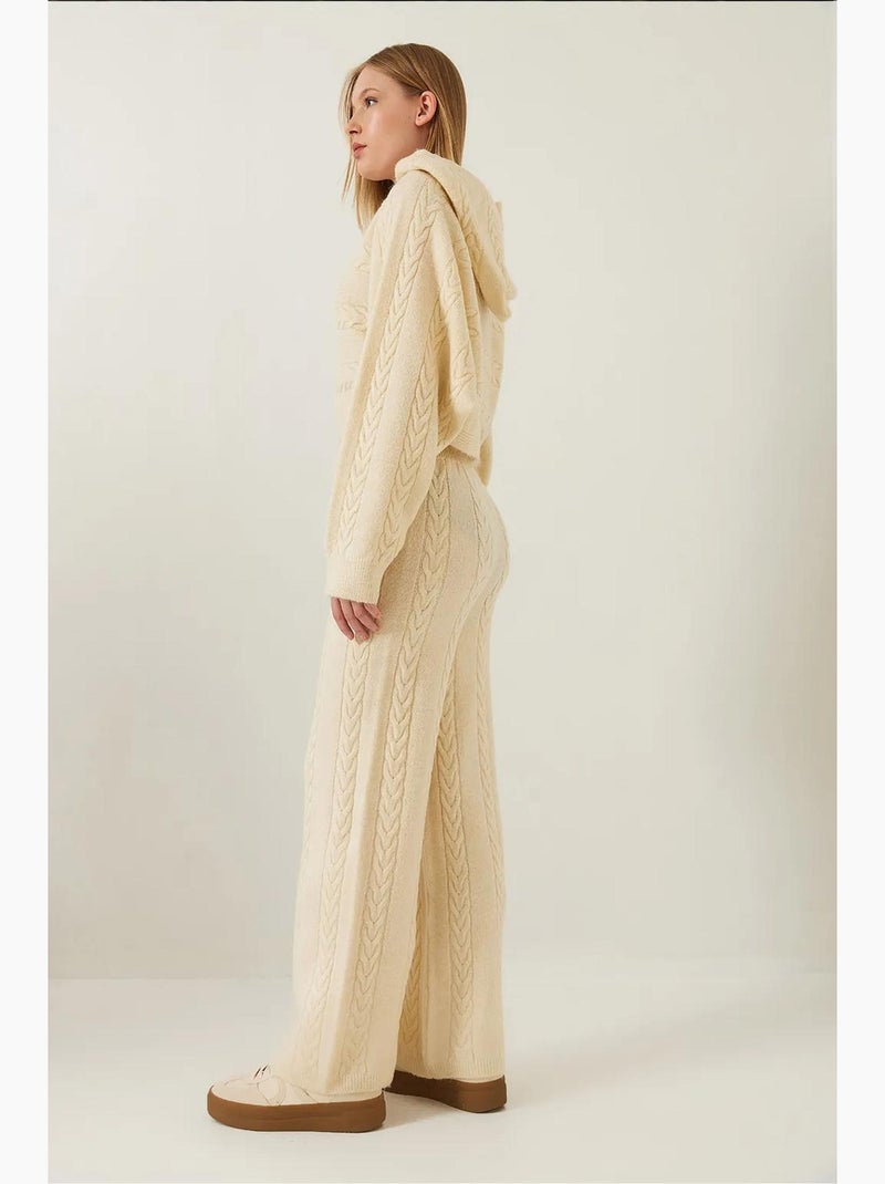 Completo top e bottom in maglia basic lucci Beige argilla - Kiabi