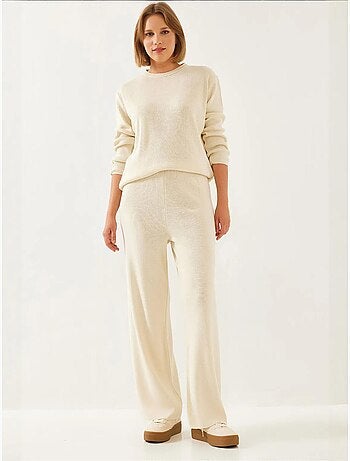 Completo top e bottom in maglia lucci