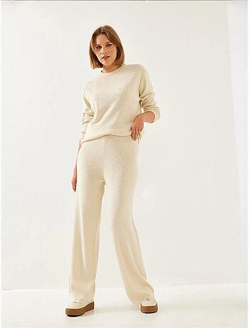 Completo top e bottom in maglia lucci