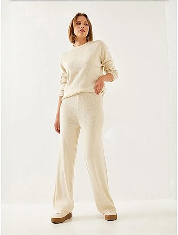 Completo top e bottom in maglia lucci