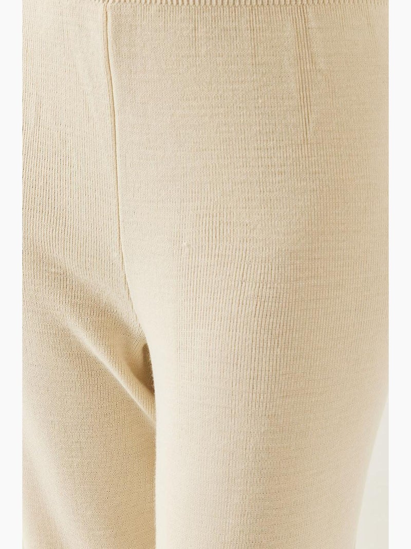 Completo top e bottom in maglia lucci Beige argilla - Kiabi