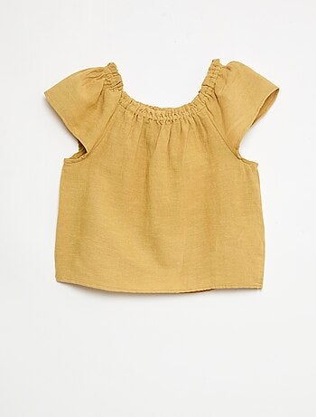 Completo top e gonna in tela