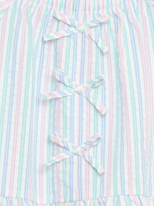 Completo top + pantaloni con dettagli in cotone - Kiabi