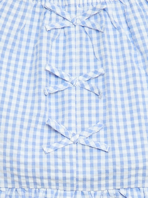 Completo top + pantaloni con dettagli in cotone - Kiabi Completo top + pantaloni con dettagli in cotone - Kiabi