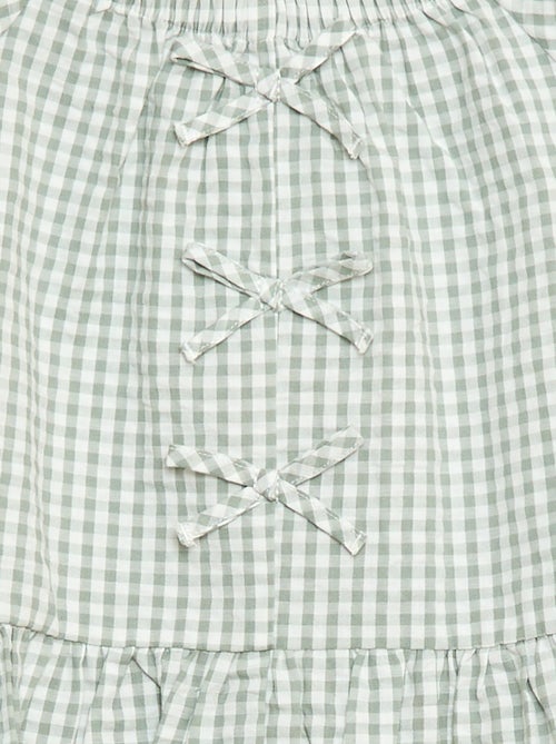 Completo top + pantaloni con dettagli in cotone - Kiabi