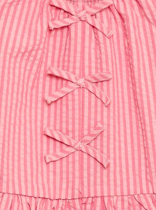 Completo top + pantaloni con dettagli in cotone - Kiabi Completo top + pantaloni con dettagli in cotone - Kiabi