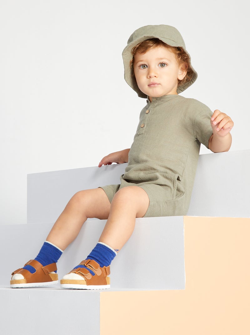 Completo tuta + cappello - 2 pezzi grigio - Kiabi