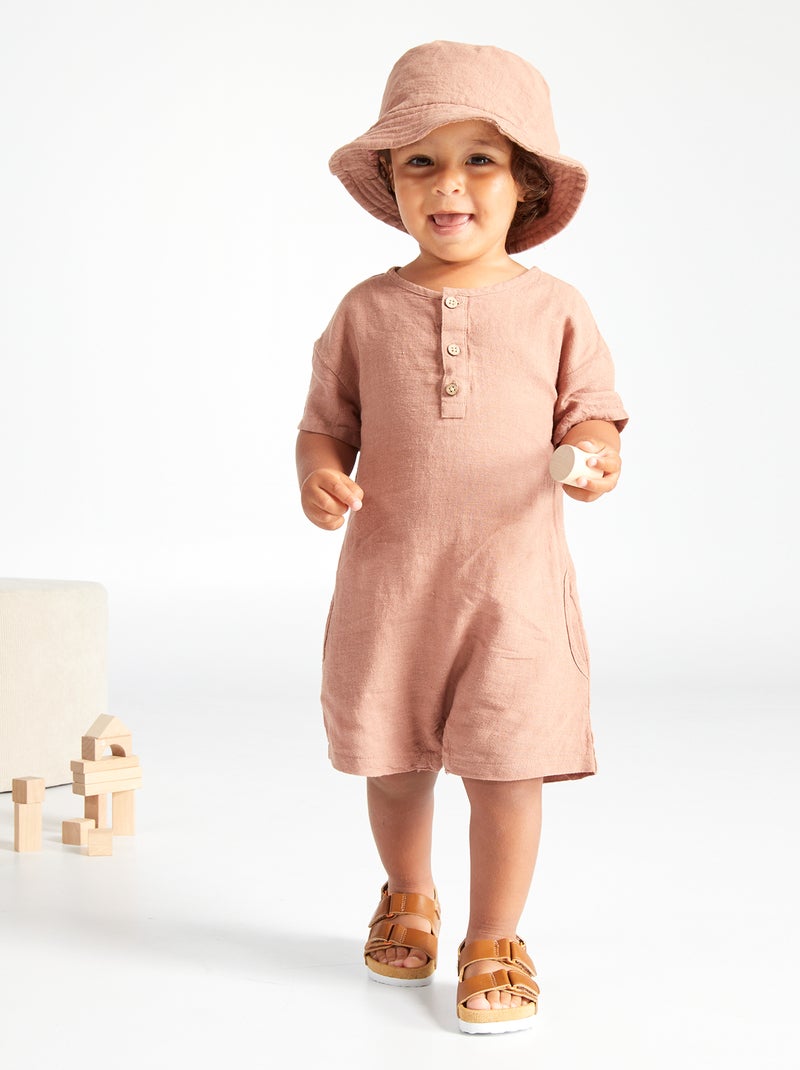 Completo tuta + cappello - 2 pezzi MARRONE - Kiabi