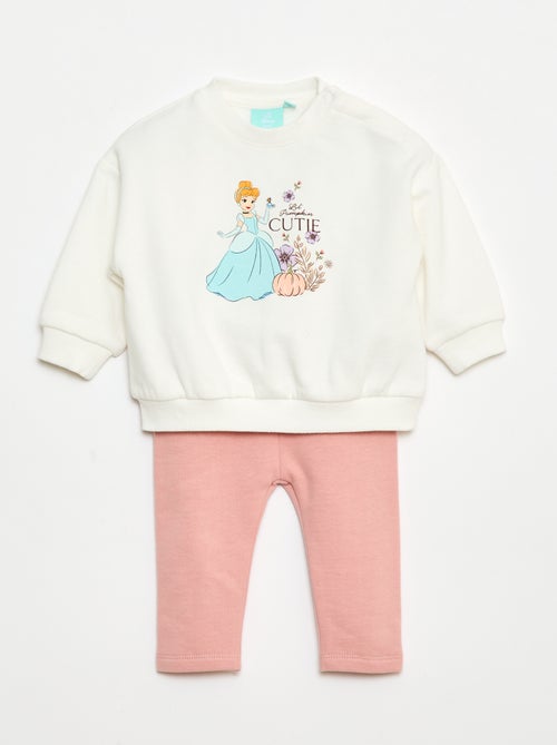Completo tuta da jogging 'Disney' 'Cenerentola' felpa + pantaloni - 2 pezzi - Kiabi