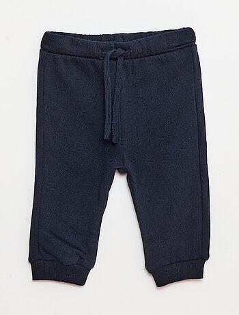 Completo tuta da jogging in felpa tinta unita felpa + pantaloni - 2 pezzi