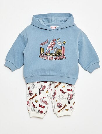 Completo tuta da jogging 'Marvel' felpa con cappuccio + pantaloni - 2 pezzi