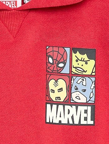 Completo tuta da jogging 'Marvel' felpa con cappuccio + pantaloni - 2 pezzi