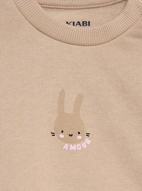 Completo tuta felpa con volant e pantaloni - 2 pezzi - Kiabi