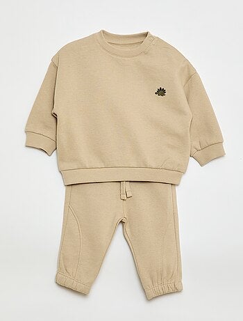 Completo tuta felpa + pantaloni - 2 pezzi