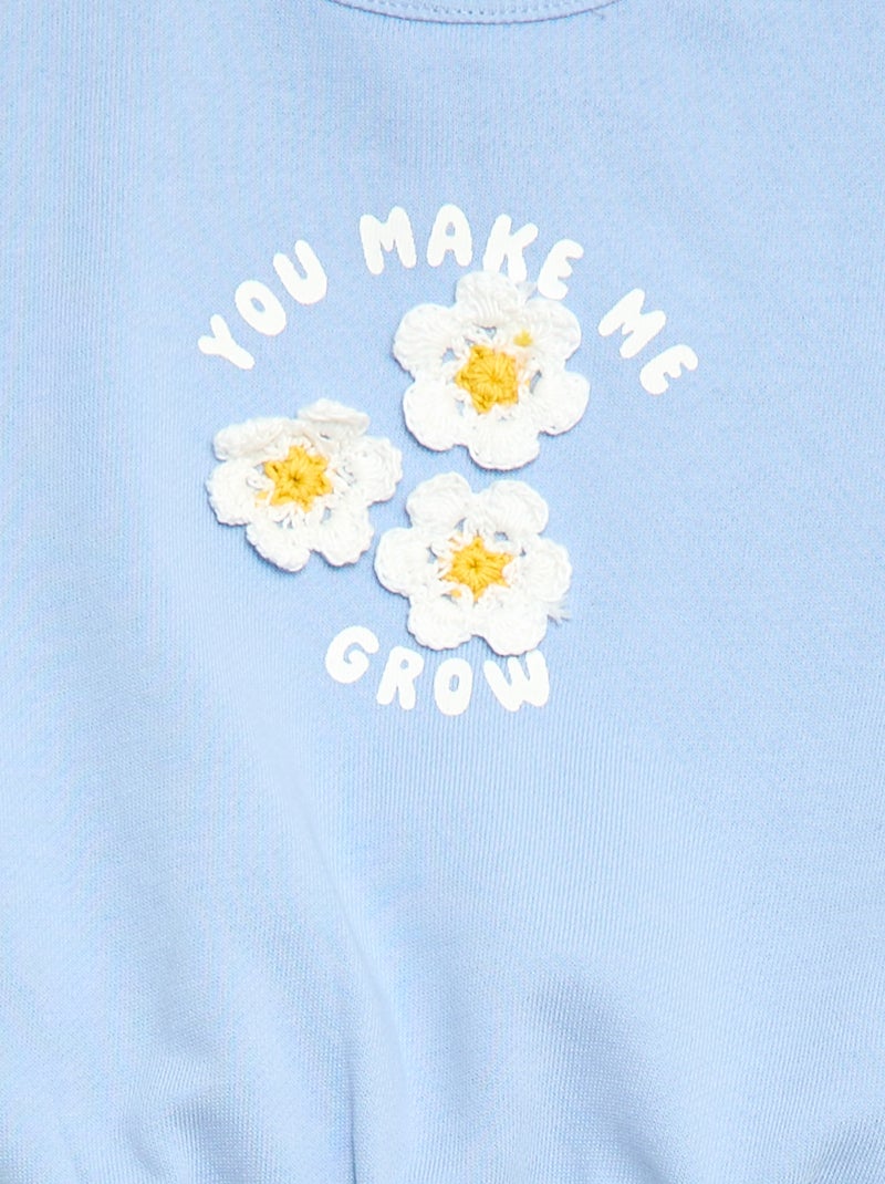 Completo tuta felpa + pantaloni Blu - Kiabi