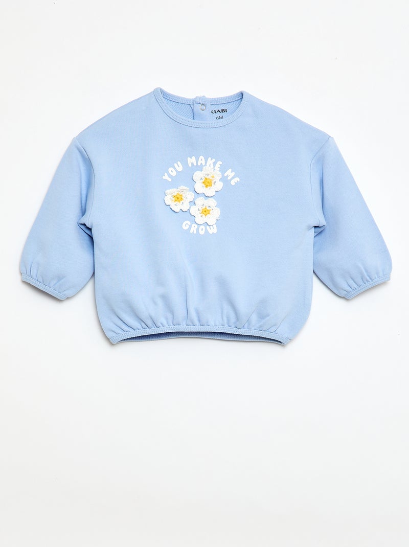 Completo tuta felpa + pantaloni Blu - Kiabi