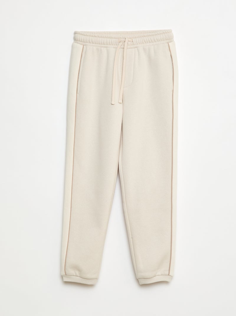 Completo tuta in felpa garzata, felpa + pantaloni - 2 pezzi Grigio - Kiabi