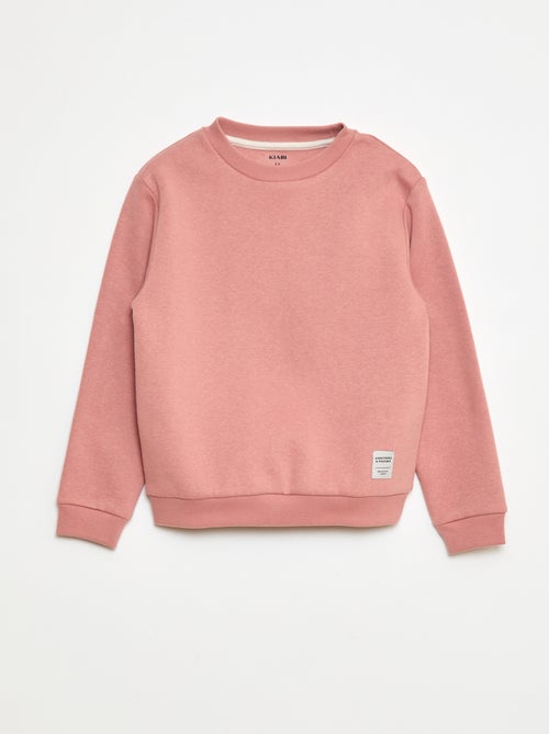 Completo tuta in felpa garzata, felpa + pantaloni - 2 pezzi - Kiabi