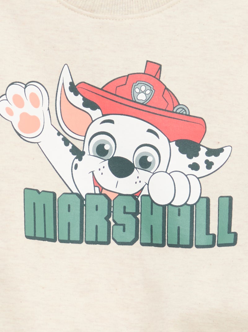 Completo tuta in felpa 'Paw Patrol' - 2 pezzi Beige - Kiabi