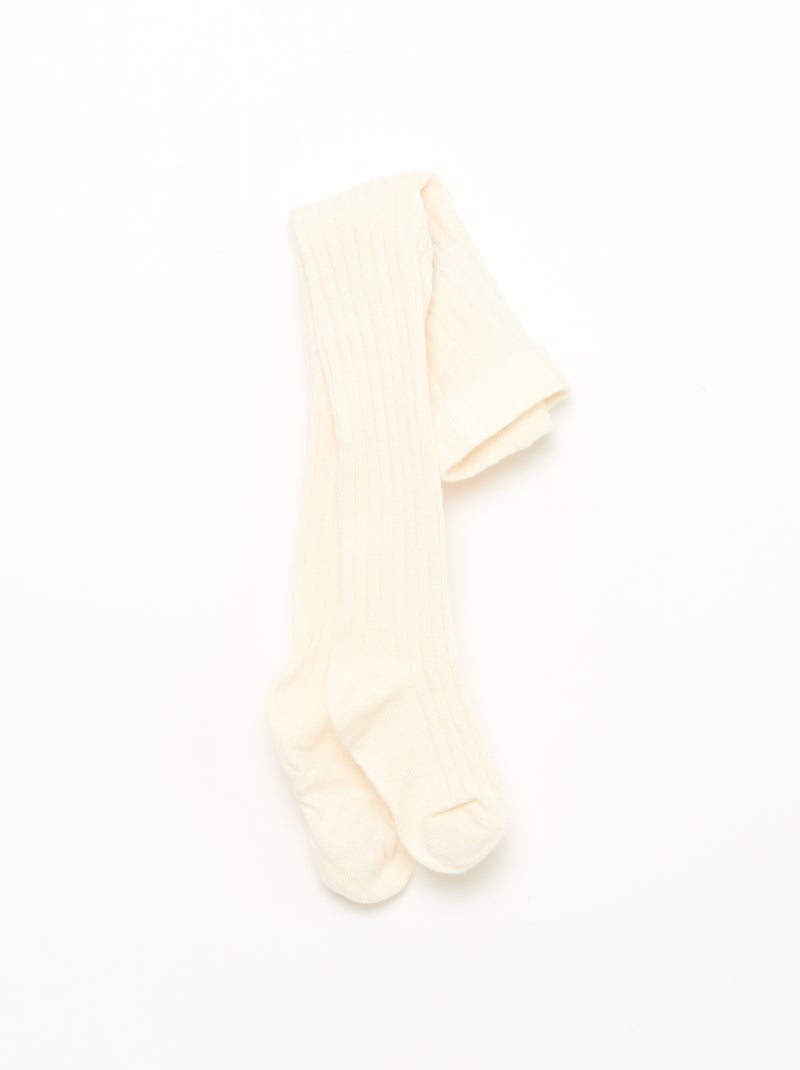 Completo tutina a fiori + collant Bianco - Kiabi