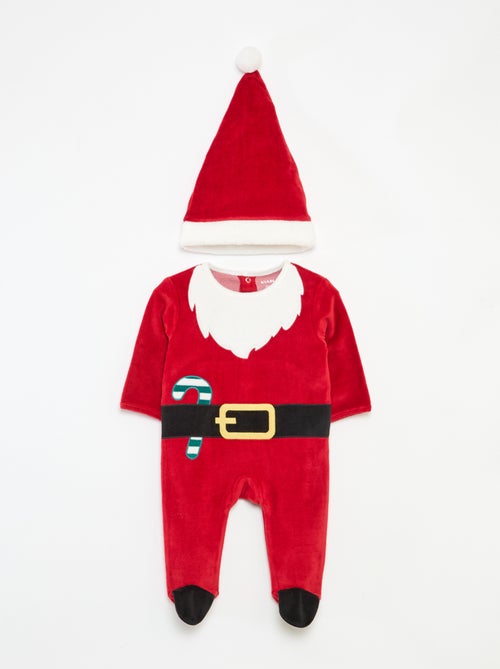 Completo tutina + berretto natalizio - Kiabi