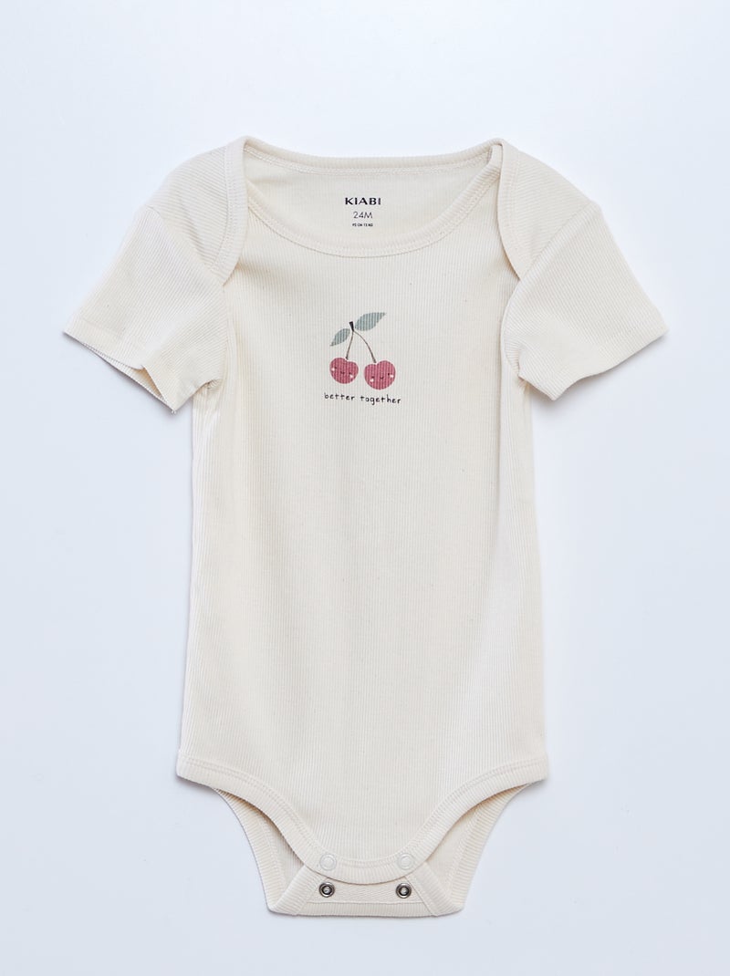 Completo tutina + Body + bavaglino - 3 pezzi ROSA - Kiabi