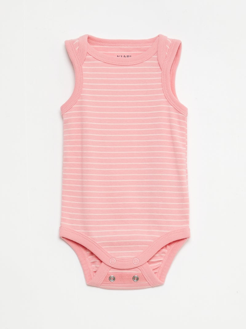 Completo tutina + body + bavaglino - 3 pezzi Rosa - Kiabi