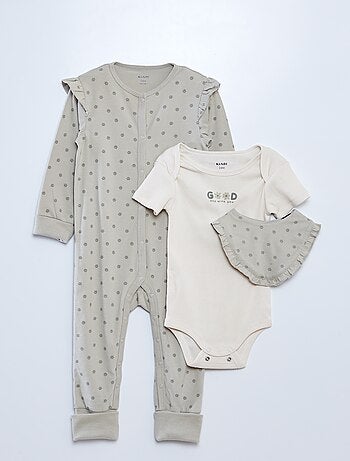 Completo tutina + Body + bavaglino - 3 pezzi