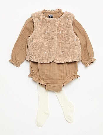 Completo tutina + gilet + collant