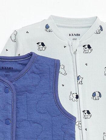 Completo tutina + gilet imbottito