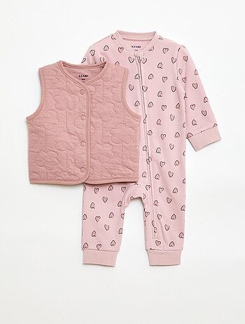 Completo tutina + gilet imbottito