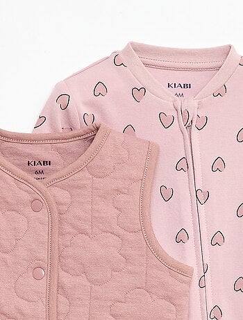 Completo tutina + gilet imbottito