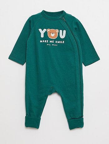 Completo tutina in felpa calda & body