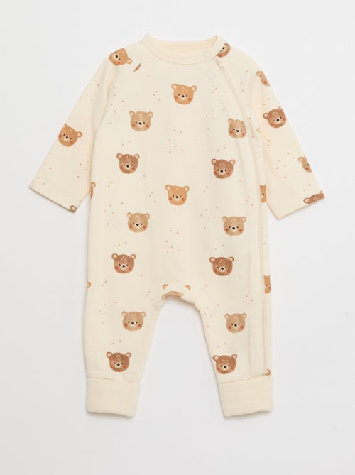 Completo tutina in felpa calda & body - Kiabi