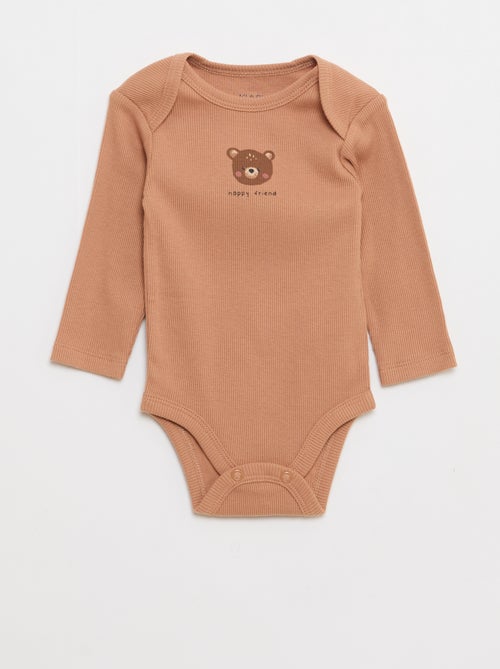 Completo tutina in felpa calda & body - Kiabi