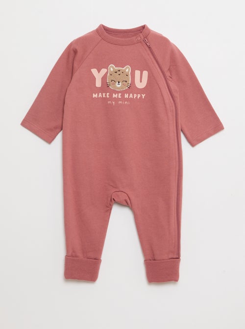 Completo tutina in felpa calda & body - Kiabi