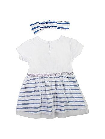 Completo vestito e fascia per capelli bebè bambina Minnie