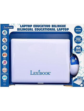 computer portatile educativo bilingue con 164 attività (EN/IT)