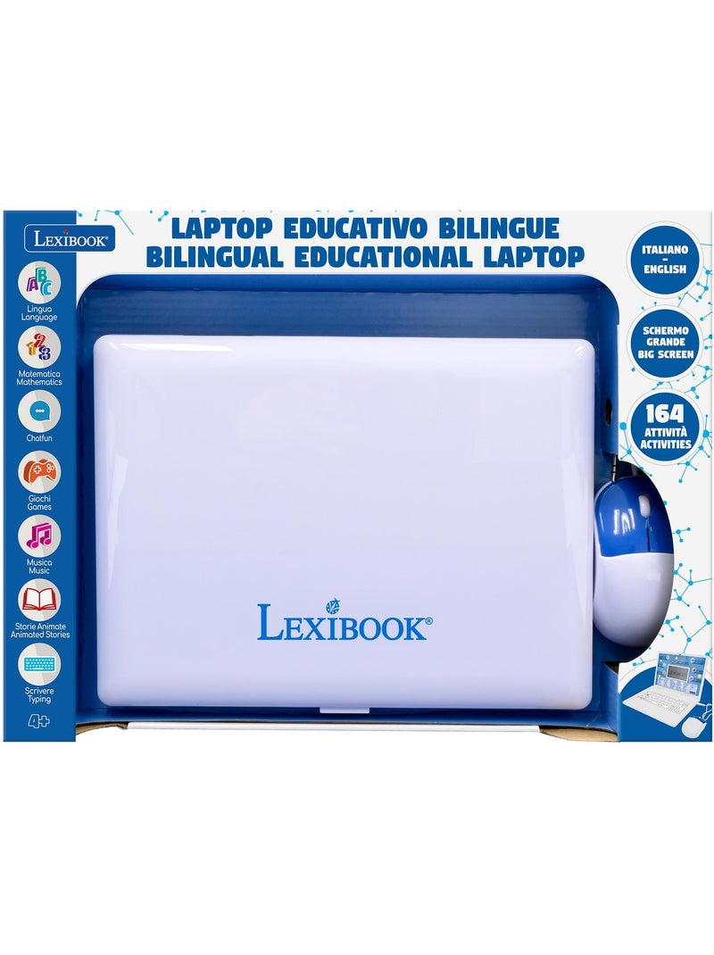 computer portatile educativo bilingue con 164 attività (EN/IT) Bianco - Kiabi