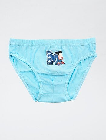 Con Mickey, anche l'intimo diventa straordinario. Scatola da 3 slip 'Disney' 'Mickey' in cotone