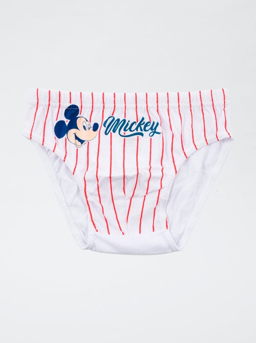 Con Mickey, anche l'intimo diventa straordinario. Scatola da 3 slip 'Disney' 'Mickey' in cotone - Kiabi