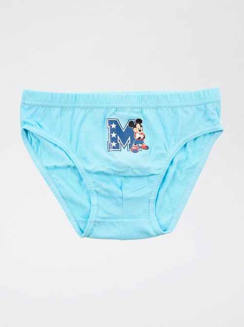 Con Mickey, anche l'intimo diventa straordinario. Scatola da 3 slip 'Disney' 'Mickey' in cotone - Kiabi