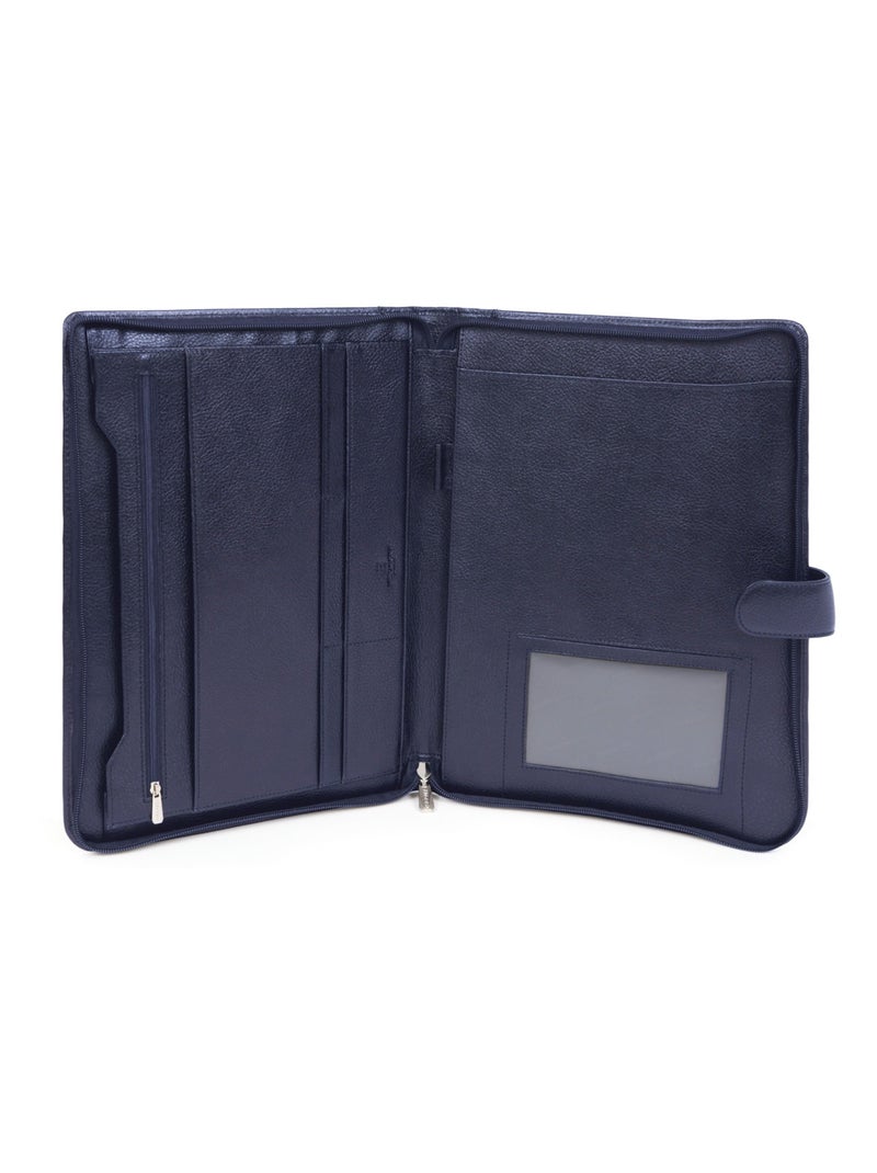 Conferenziere - tablet & a4 - pelle république hexagona Blu marino - Kiabi