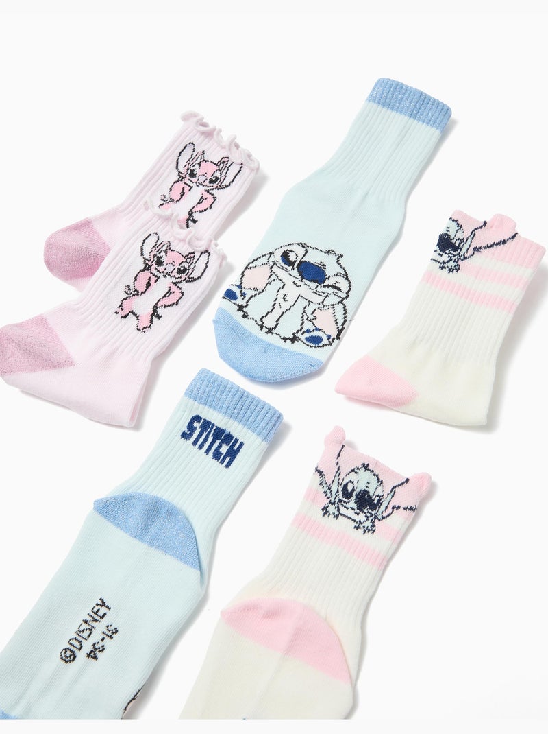 Confeziona 3 calzini 'Lilo and Stitch' Â©Disney, MO Fashion Multicolore - Kiabi