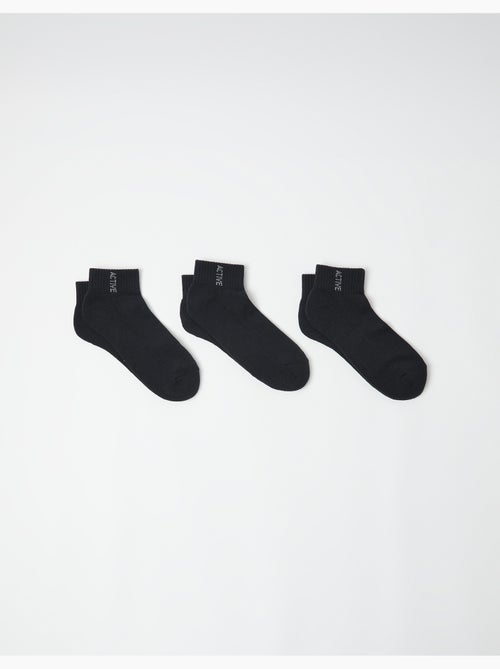 Confeziona 3 paia di calzini fino alla caviglia, MO Fashion - Kiabi Confeziona 3 paia di calzini fino alla caviglia, MO Fashion - Kiabi