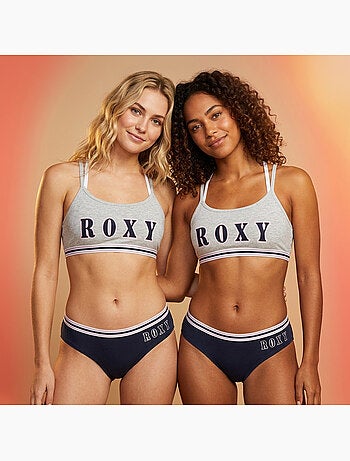 Confezione 2 Completi Bambina Reggiseno Sportivo Slip Cotone ROXY