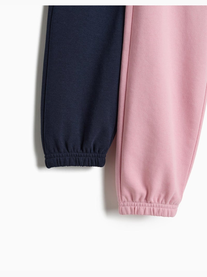 Confezione 2 joggers in felpa, MO Fashion Blu - Kiabi